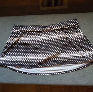 Venus Polka-Dot Skirted Swim Bottom